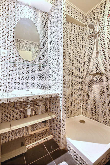 Bathroom Furnished studio - 23m²  - Arts et Métiers - Paris