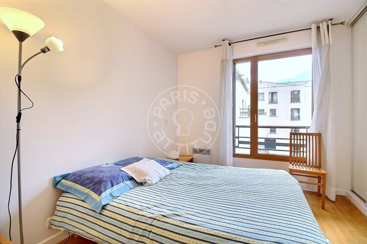 Bedroom - Furnished 1 bedroom - Paris 75015 - 3283
