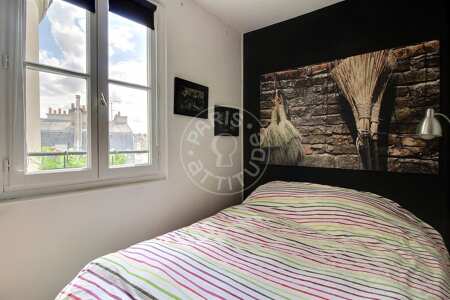 Bedroom Furnished apartment - 37m²  - 1 bedroom - Latin / Saint-Michel - Paris
