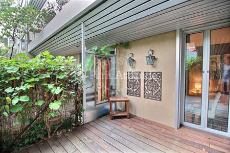 Terraço Apartamento mobilado - 44m²  - 1 quarto - Boulogne-Billancourt