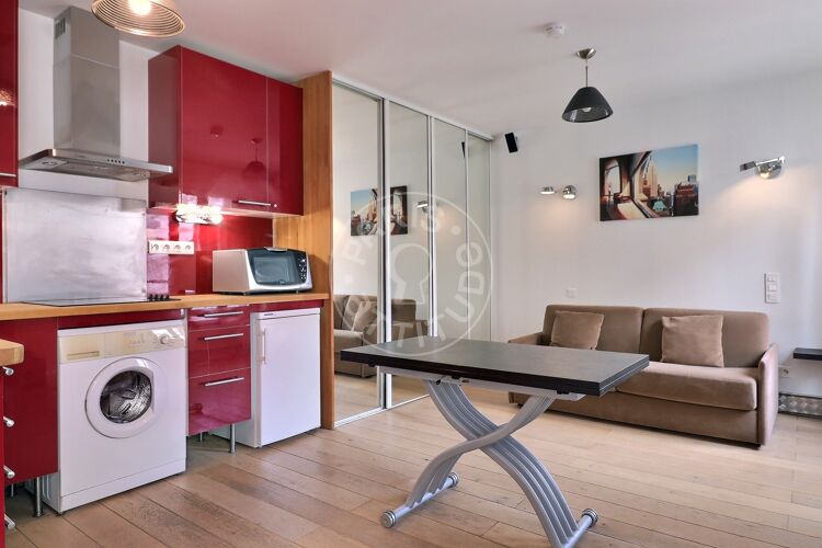 Wohnzimmer - Möblierte Studio - Paris 75015 - 3337