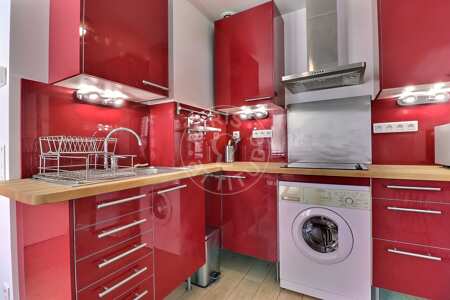 Kitchen Furnished studio - 25m²  - Montparnasse - Paris