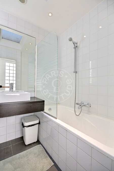 Bagno Appartamento arredato - 40m²  - 1 locale - Levallois-Perret