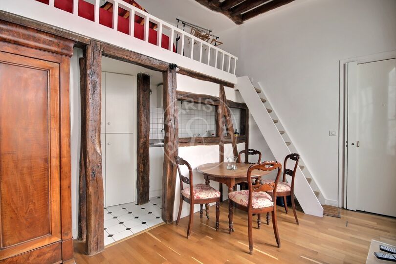 Furnished studio - Paris 75004 - 3350