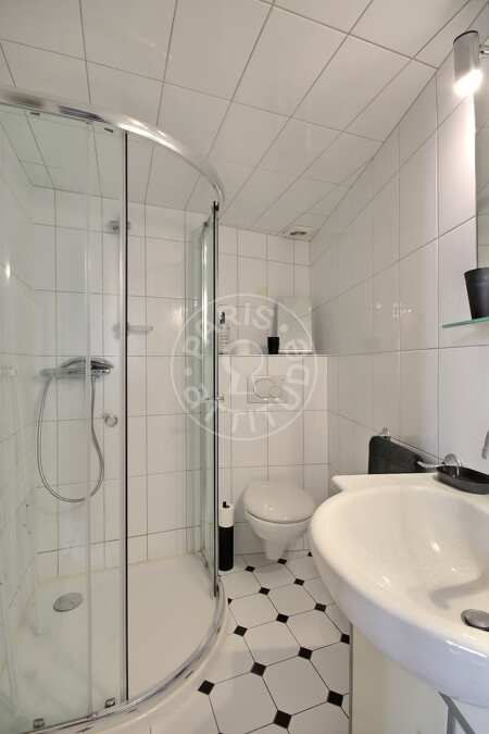 Bathroom Furnished studio - 23m²  - Place des Vosges - Paris