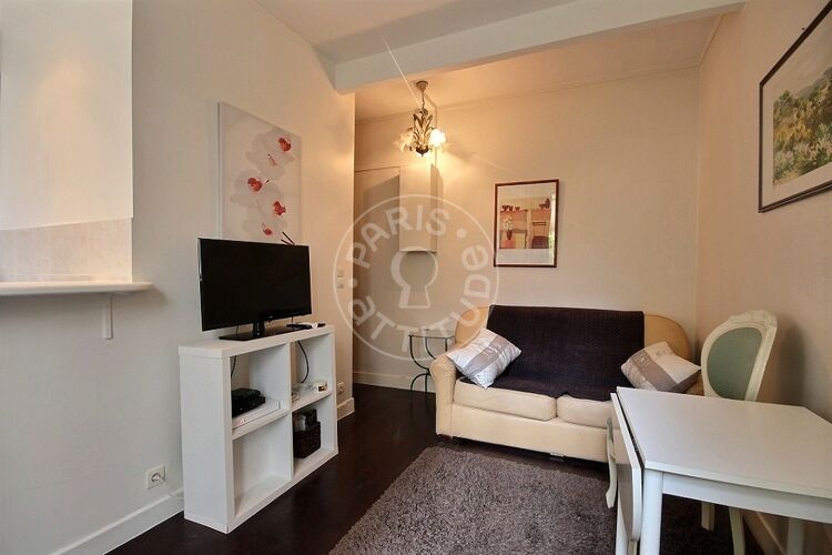 Living room - Furnished 1 bedroom - Paris 75014 - 3368