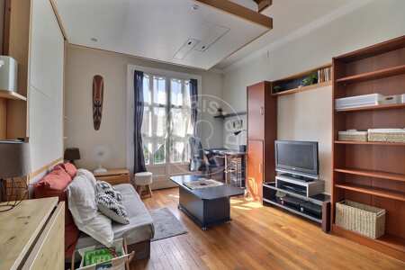 Sala Quitinete mobilado - 25m²  - Plaisance / Pernety - Paris