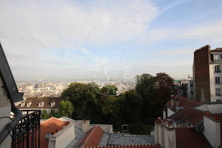 Varanda Apartamento mobilado - 29m²  - 1 quarto - Sacré-Cœur - Paris