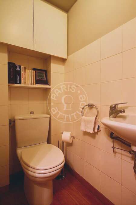 Toilettes Studio alcove meublé - 40m²  - Ledru-Rollin - Paris