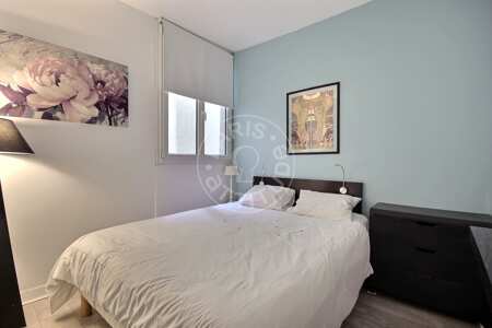 Schlafzimmer Möblierte wohnung - 35m²  - 1 Zimmer - Centre George Pompidou - Paris