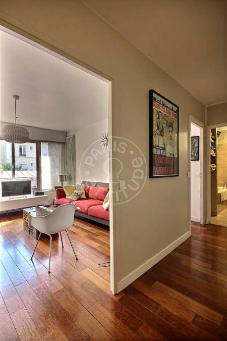 Entrada Apartamento mobilado - 55m²  - 1 quarto - Commerce - Paris