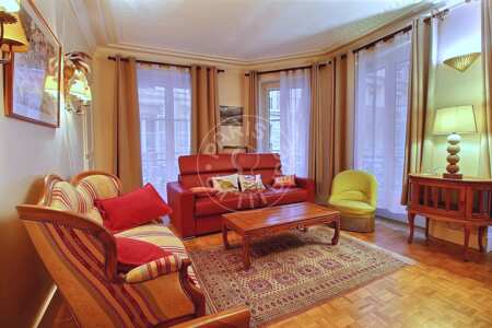 Wohnzimmer Möblierte wohnung - 65m²  - 1 Zimmer - Notre-Dame de Lorette - Paris