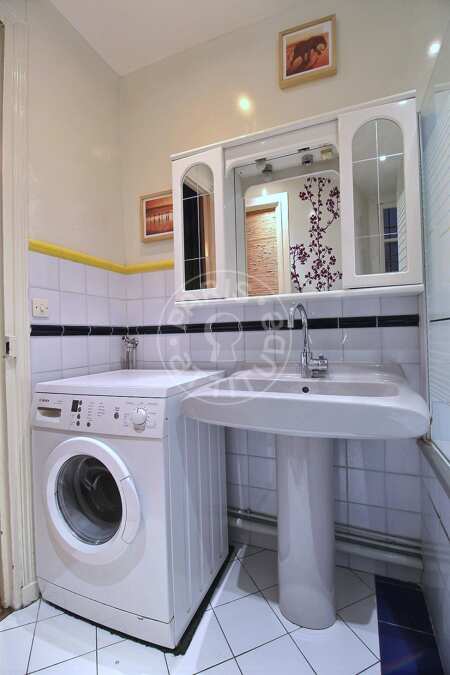 Badezimmer Möblierte wohnung - 65m²  - 1 Zimmer - Notre-Dame de Lorette - Paris