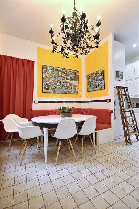 Küche Möblierte wohnung - 145m²  - 3 Zimmer - Alma-Marceau - Paris