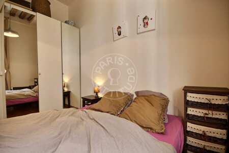 Quarto Apartamento mobilado - 38m²  - 1 quarto - Louvre - Paris