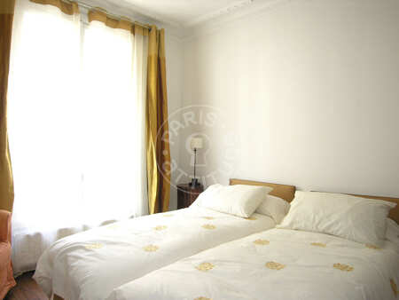 Chambre Appartement meublé - 37m²  - 1 chambre - Jules Joffrin - Mairie du 18ème - Paris