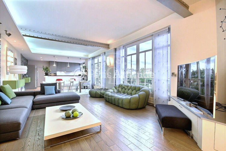 Salon - 3 chambres meublé - Paris 75003 - 3509