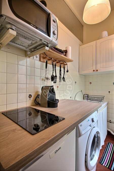 Cozinha Apartamento mobilado - 40m²  - 1 quarto - Panthéon / Sorbonne - Paris