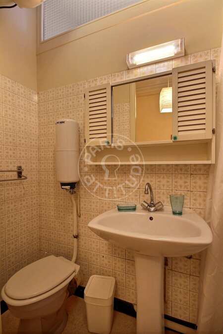 Casa de banho Apartamento mobilado - 40m²  - 1 quarto - Panthéon / Sorbonne - Paris