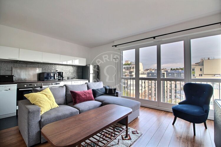 Salotto - 2 locali arredato - Parigi 75014 - 3546