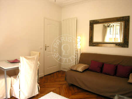 Living room Furnished apartment - 40m²  - 1 bedroom - Porte Maillot / Palais des Congrès - Paris