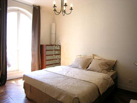 Bedroom Furnished apartment - 40m²  - 1 bedroom - Porte Maillot / Palais des Congrès - Paris