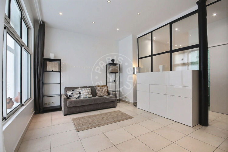 Salon - Studio meublé - Paris 75009 - 3563