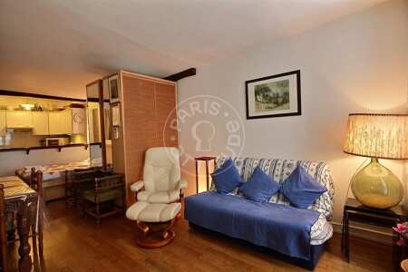Salón Estudio con alcoba amueblado - 36m²  - Saint-Paul - París