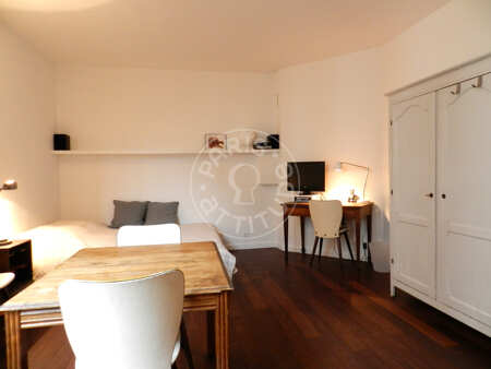 Salón Estudio amueblado - 21m²  - Ménilmontant - París