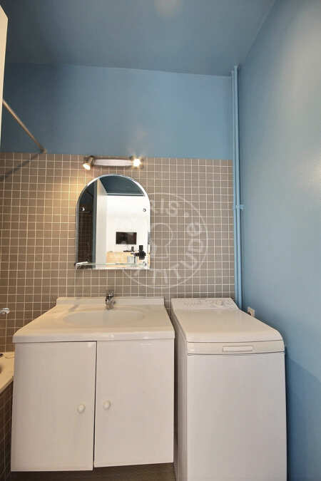 Salle de bain Studio meublé - 27m²  - Plaisance / Pernety - Paris