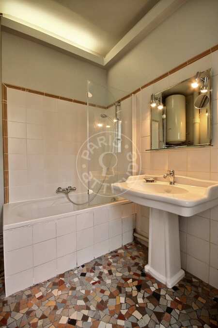 Badezimmer Möblierte wohnung - 50m²  - 1 Zimmer - Batignolles - Paris