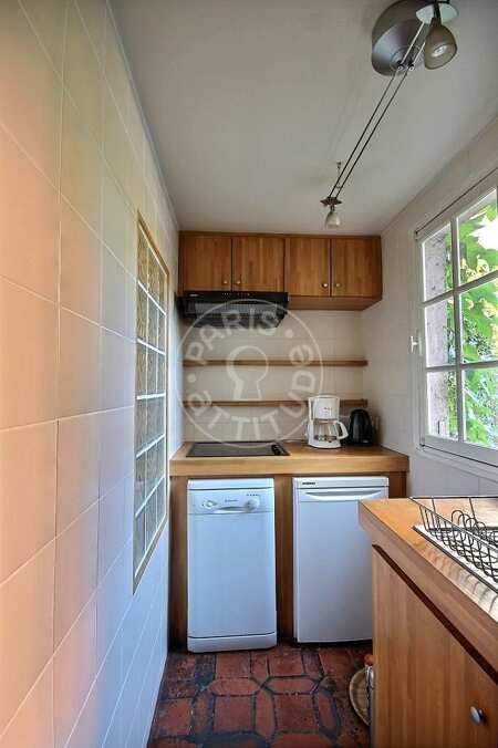 Cocina Dúplex amueblado - 80m²  - 2 dormitorios - Les Gobelins - París