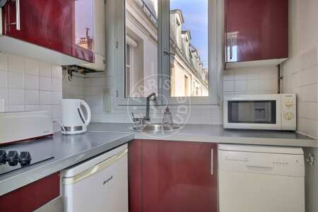 Cozinha Apartamento mobilado - 52m²  - 2 quartos - Oberkampf - Paris
