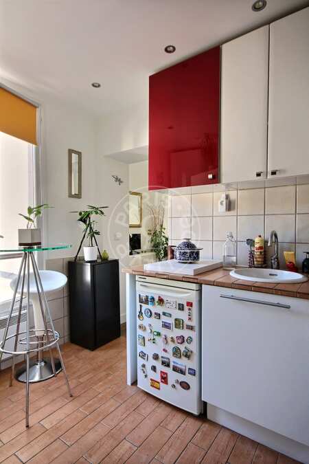 Cucina Appartamento arredato - 30m²  - 1 locale - Poissonnière - Parigi