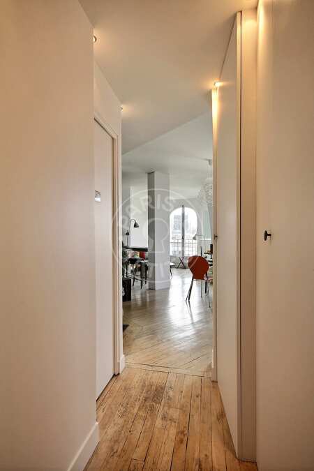 Entrée Appartement meublé - 42m²  - 1 chambre - Place Monge - Paris