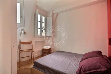 Chambre Appartement meublé - 42m²  - 1 chambre - Place Monge - Paris