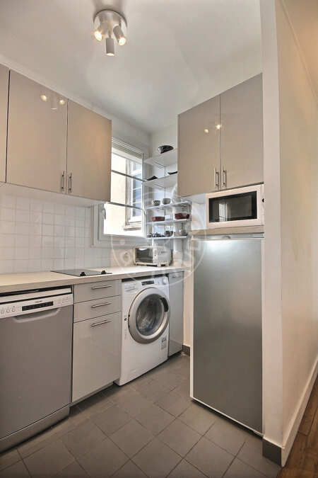 Cozinha Apartamento mobilado - 41m²  - 1 quarto - Guy Môquet - Paris
