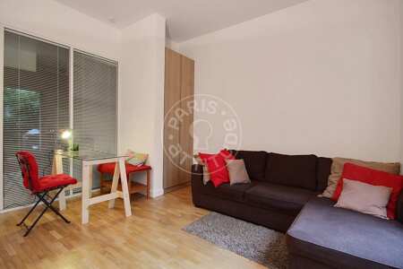 Living room Furnished studio alcove - 38m²  - Reuilly-Diderot - Paris