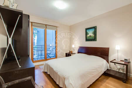 Schlafzimmer Möblierte wohnung - 100m²  - 2 Zimmer - La Muette / Bois de Boulogne - Paris