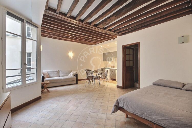 Salon - Studio meublé - Paris 75003 - 3678