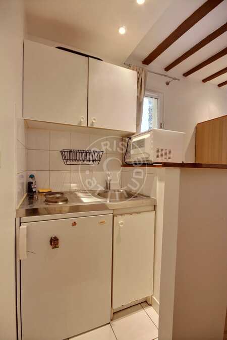 Cozinha Quitinete mobilado - 17m²  - Pasteur - Paris