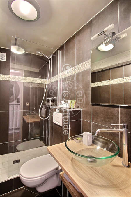 Casa de banho Apartamento mobilado - 40m² - 1 quarto - Saint-Germain - Paris