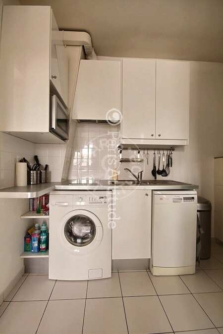 Cozinha Quitinete mobilado - 20m² - Oberkampf - Paris