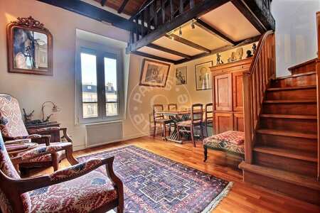 Salon Studio alcove meublé - 35m²  - Musée Picasso - Paris