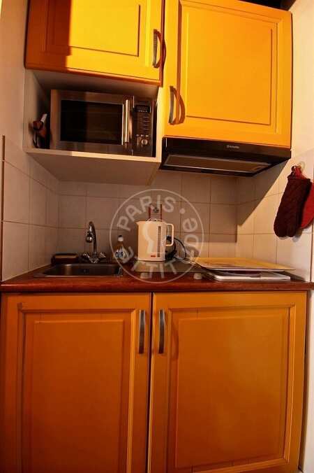 Cuisine Studio alcove meublé - 35m²  - Musée Picasso - Paris