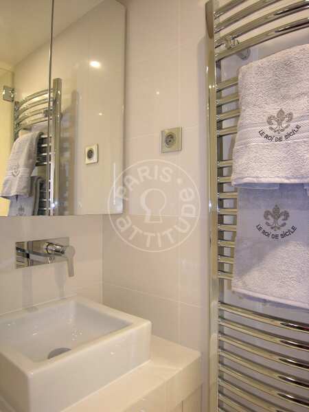 Bagno Appartamento arredato - 45m²  - 1 locale - Saint-Paul - Parigi