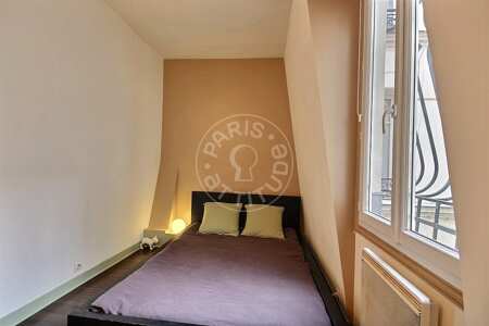 Camera da letto Duplex arredato - 25m²  - 1 locale - Grands Boulevards / Bonne Nouvelle - Parigi