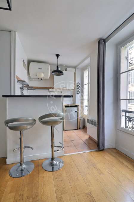 Kitchen Furnished studio - 26m²  - Saint-Paul - Paris