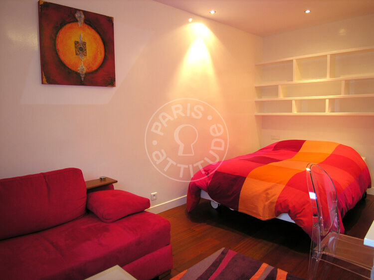 Salon - Studio meublé - Paris 75008 - 3893