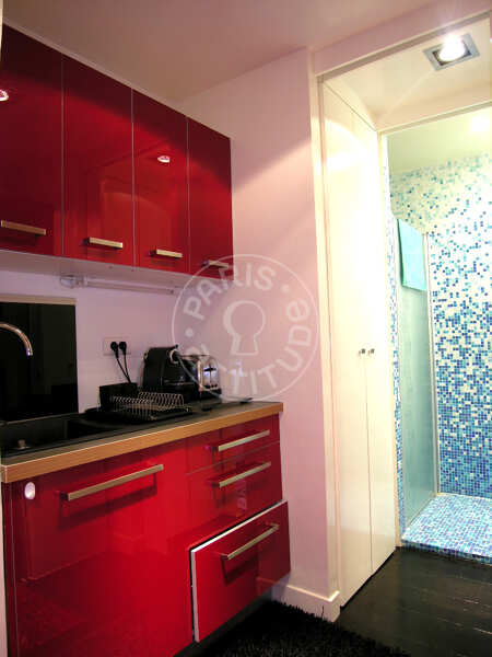 Küche Möblierte studio - 35m²  - Triangle d'Or - Paris